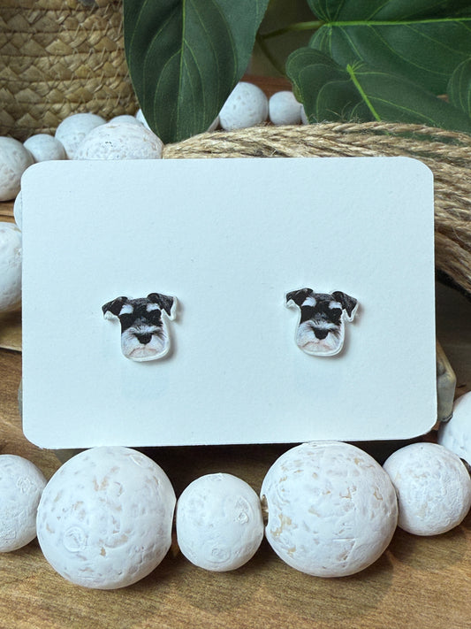 Custom Pet Earrings – Upload Your Pet’s Photo | UV Printed Acrylic