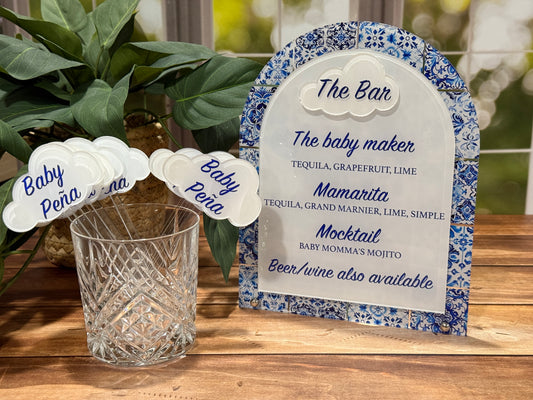 Custom Acrylic Arch Sign – Double Layer | Personalized UV Printed Event Sign