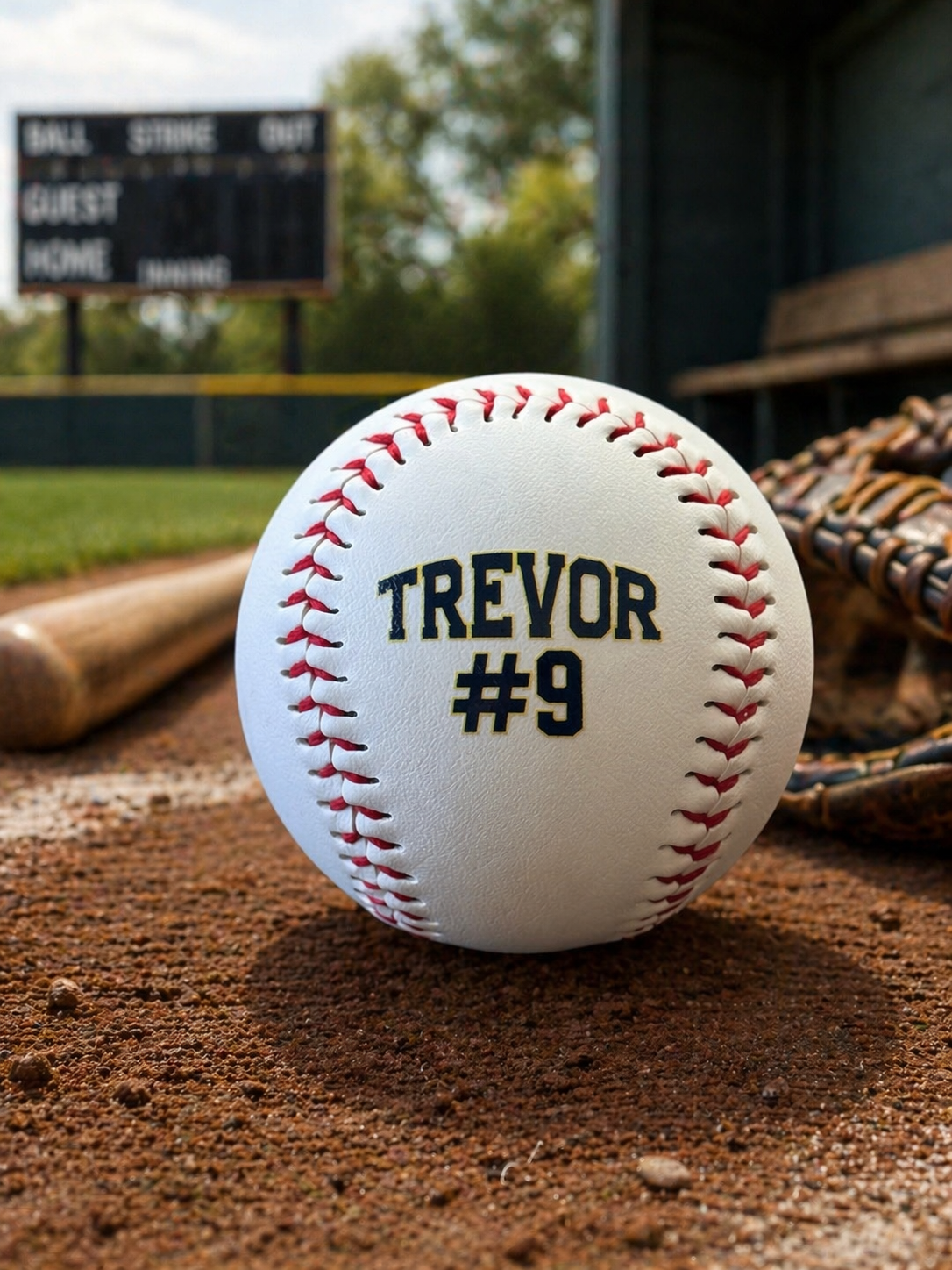 Personalized Baseball Keepsake | Player Gift | Team Award | Coach Gift