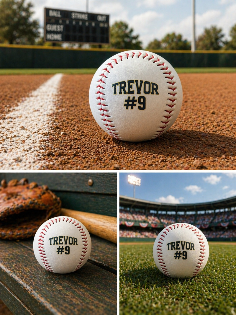 Personalized Baseball Keepsake | Player Gift | Team Award | Coach Gift