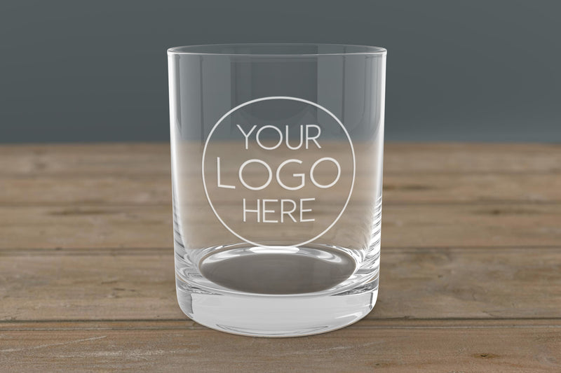 Custom Branded Whiskey Glass – laser engraved Rocks Glass | Gift for Whiskey & Bourbon Lovers