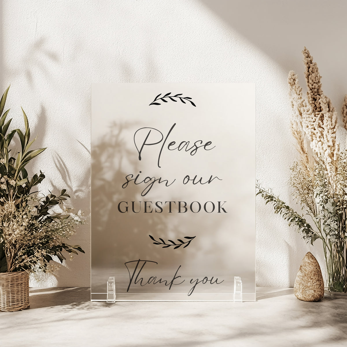 Custom Acrylic Sign – Single Layer Rectangle | UV Printed Personalized Sign