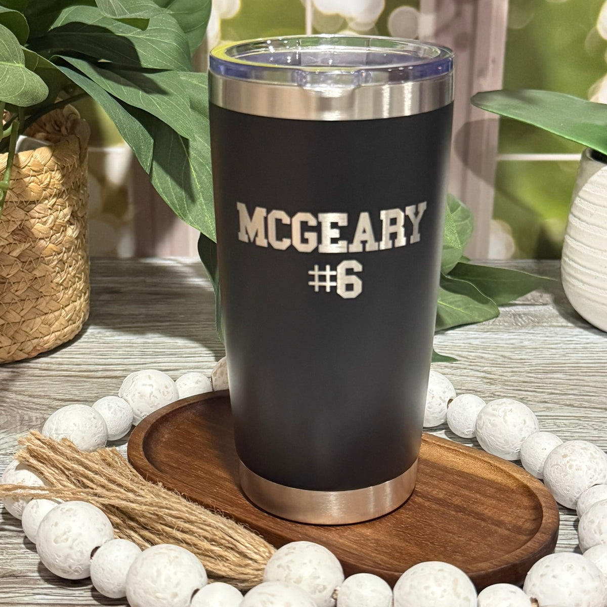 Custom Canandaigua Knights 20oz Tumbler | Laser Engraved Travel Cup | Optional Personalization | Hockey Team Gift
