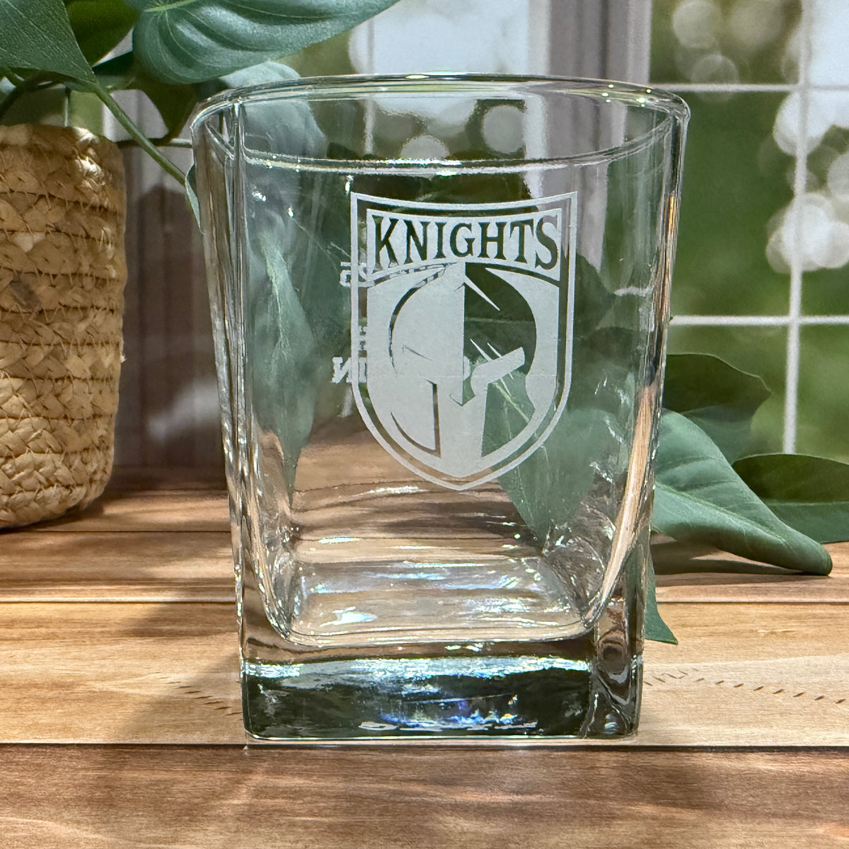 Custom Branded Whiskey Glass – laser engraved Rocks Glass | Gift for Whiskey & Bourbon Lovers