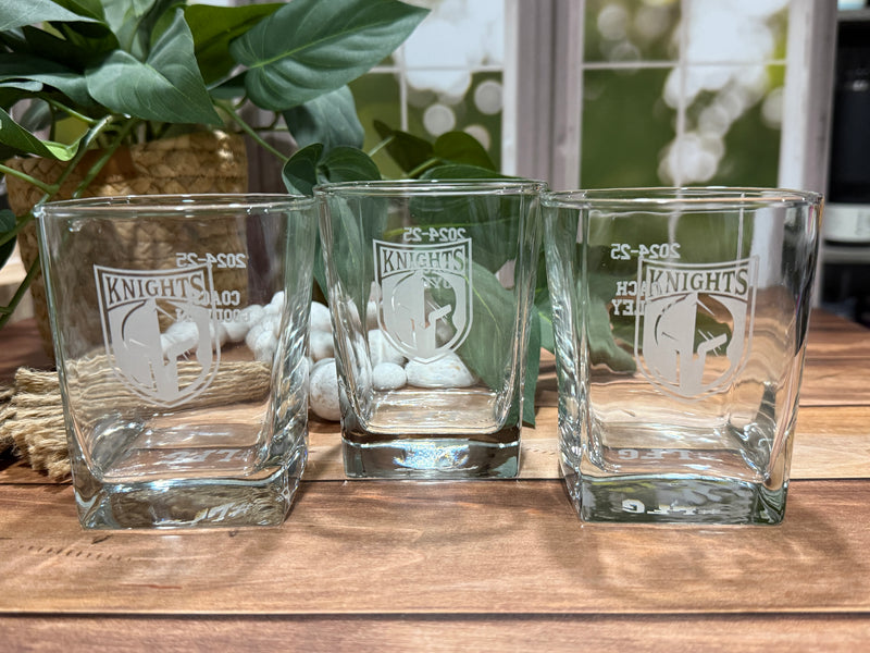 Custom Branded Whiskey Glass – laser engraved Rocks Glass | Gift for Whiskey & Bourbon Lovers