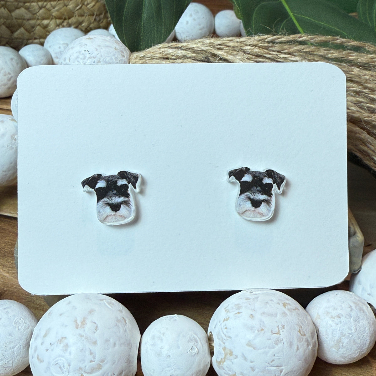 Custom Pet Earrings – Upload Your Pet’s Photo | UV Printed Acrylic