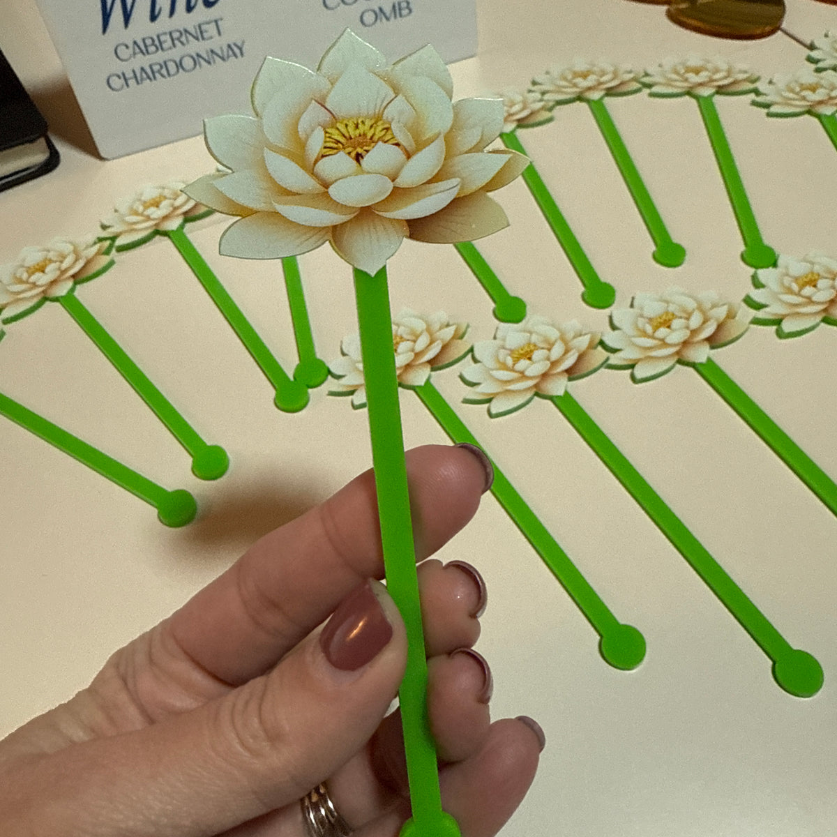 Custom Acrylic Drink Stirrers – Personalized Cocktail Sticks with Pet Photos, Logos & Designs