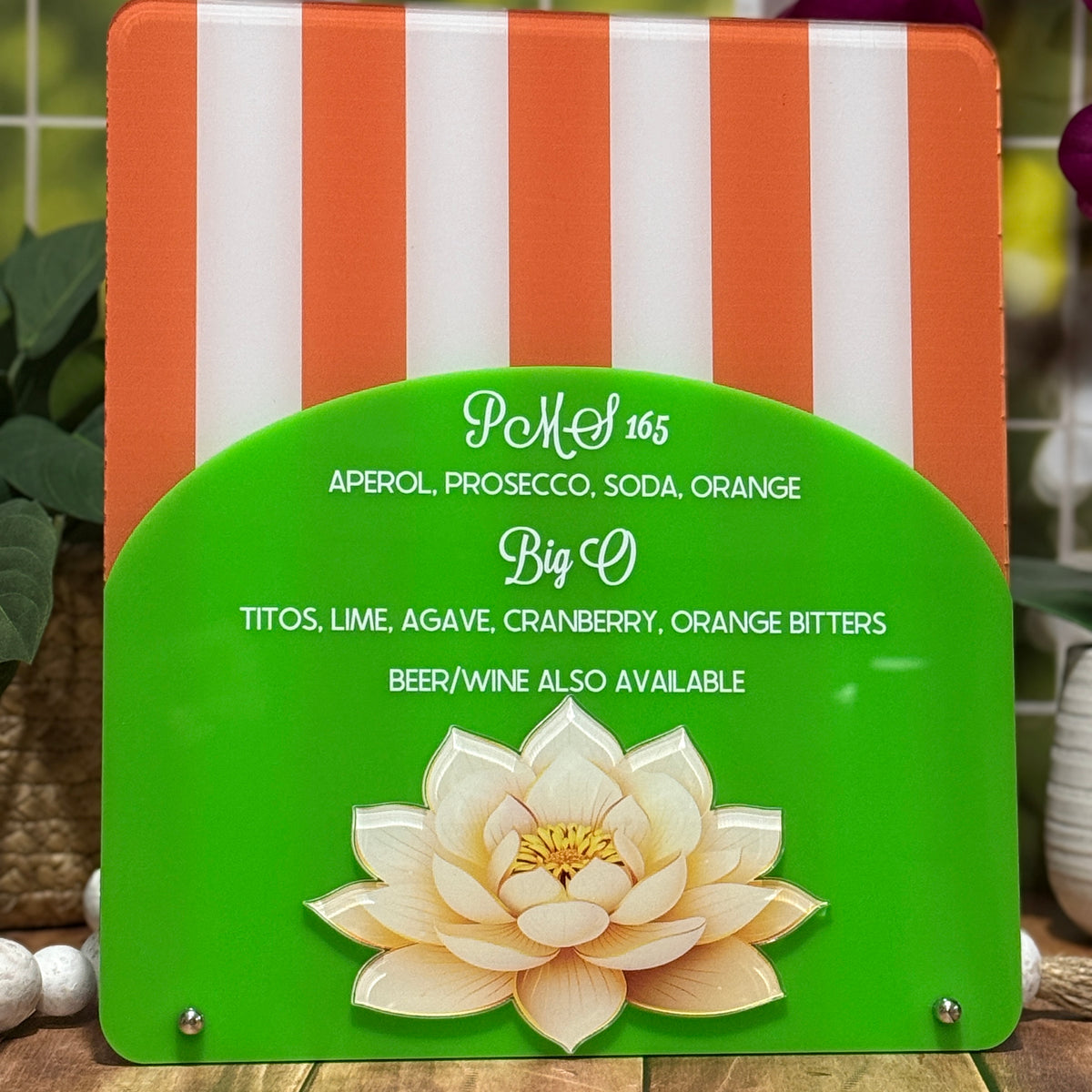 Custom Acrylic Sign – Double Layer Rectangle | UV Printed Personalized Display