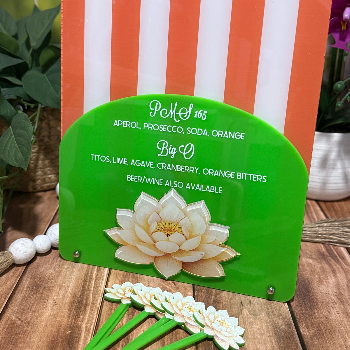 Custom Acrylic Sign – Double Layer Rectangle | UV Printed Personalized Display