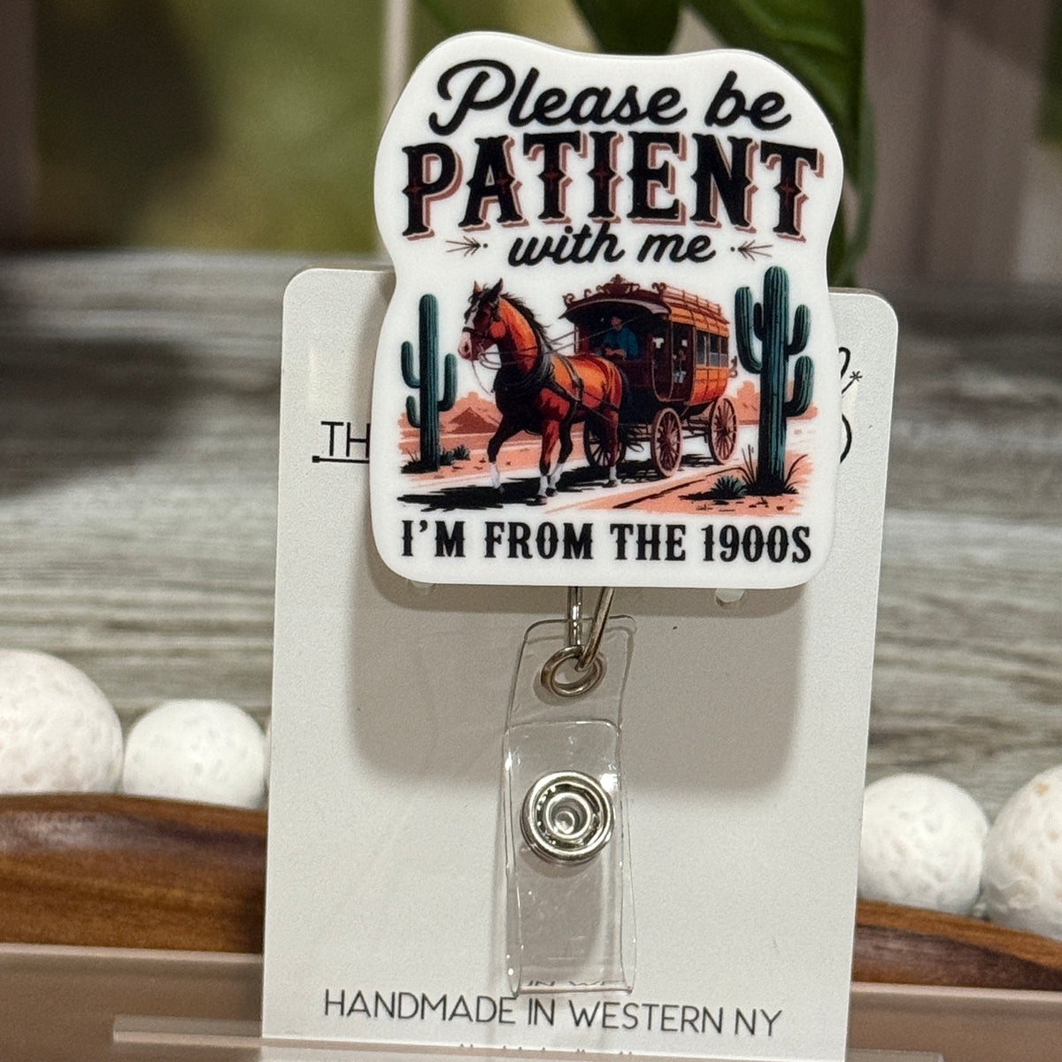 I'm From The 1900's Retractable Badge Reel