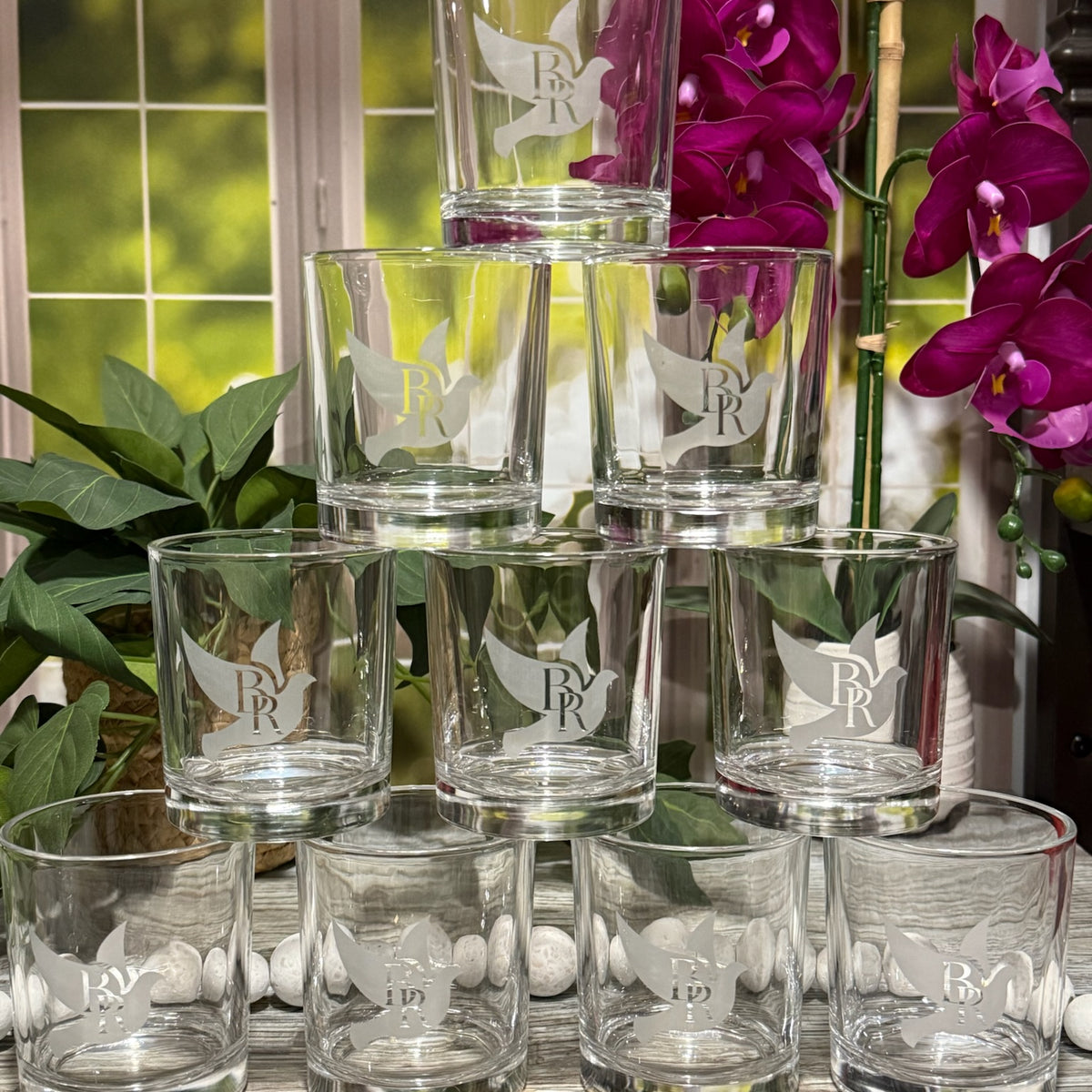 Custom Branded Whiskey Glass – laser engraved Rocks Glass | Gift for Whiskey & Bourbon Lovers