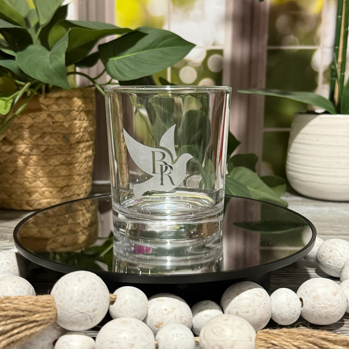 Custom Branded Whiskey Glass – laser engraved Rocks Glass | Gift for Whiskey & Bourbon Lovers