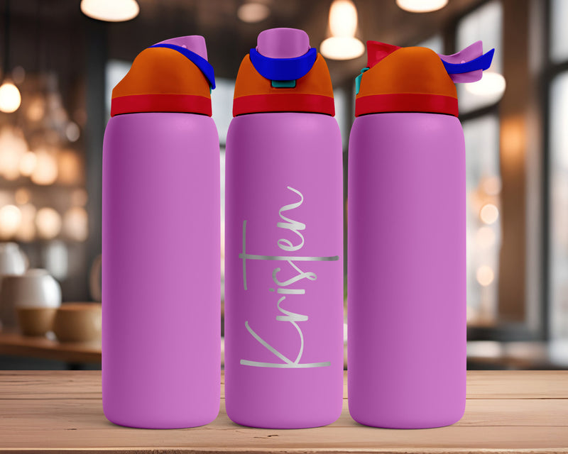 Local Engraving Service – Personalized Name on Kids' Water Bottles | BYOWB (Engraving Service Only)