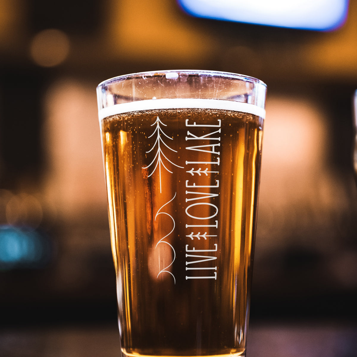 Alcohol-Themed Pint Glass – Engraved Gift for Men, Beer Lovers, Groomsmen