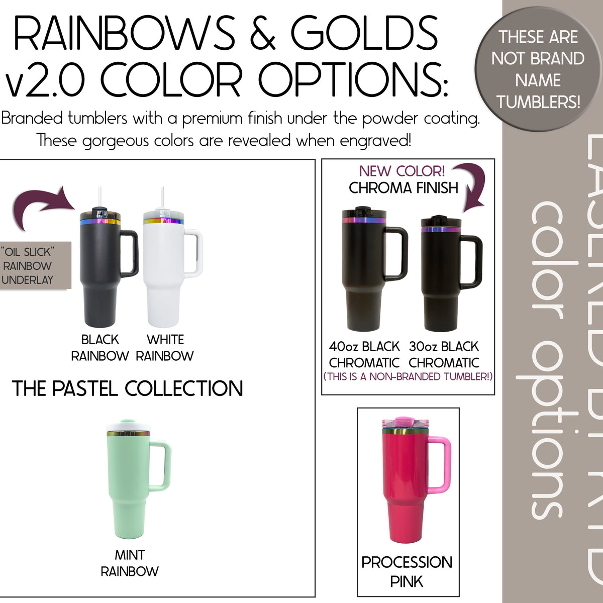 Hidden Cuss Word Mandala 40oz Tumbler - Choose Brand and Color