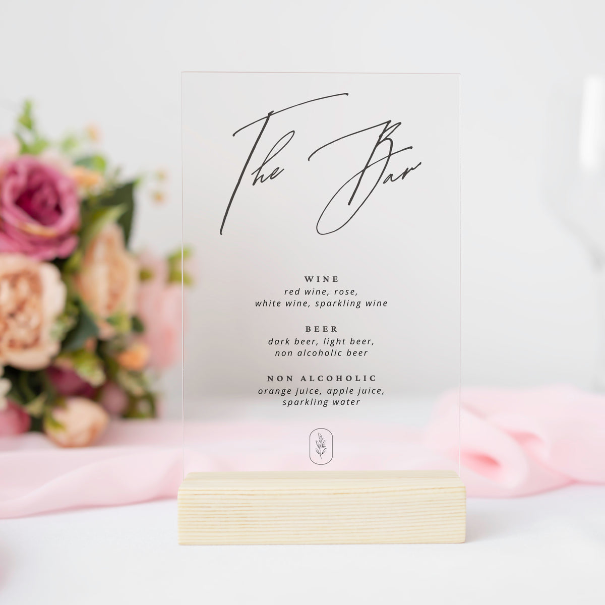 Custom Acrylic Sign – Single Layer Rectangle | UV Printed Personalized Sign