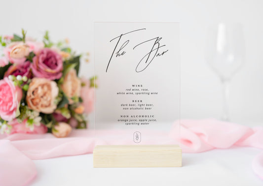 Custom Acrylic Sign – Single Layer Rectangle | UV Printed Personalized Sign