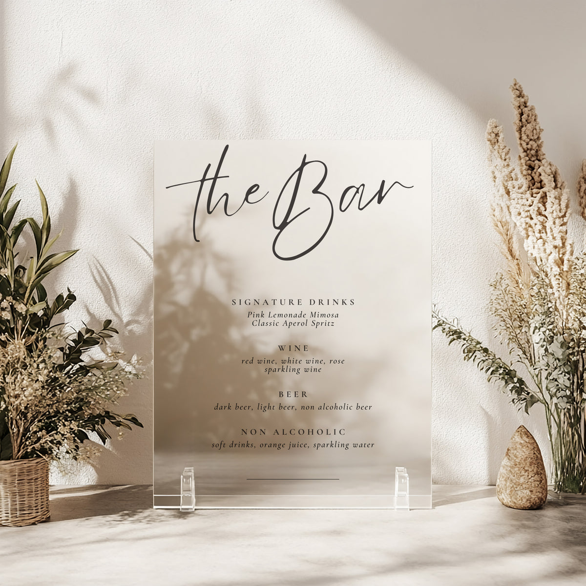 Custom Acrylic Sign – Single Layer Rectangle | UV Printed Personalized Sign