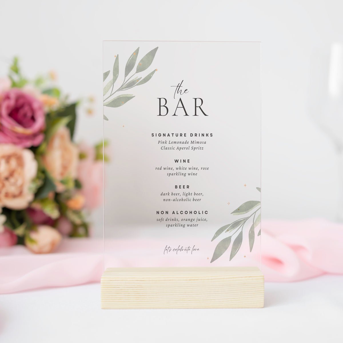 Custom Acrylic Sign – Single Layer Rectangle | UV Printed Personalized Sign