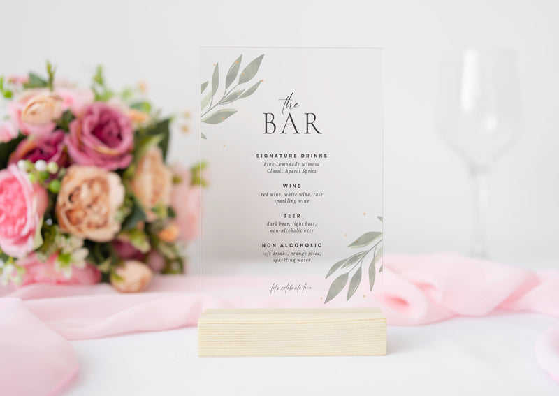 Custom Acrylic Sign – Single Layer Rectangle | UV Printed Personalized Sign