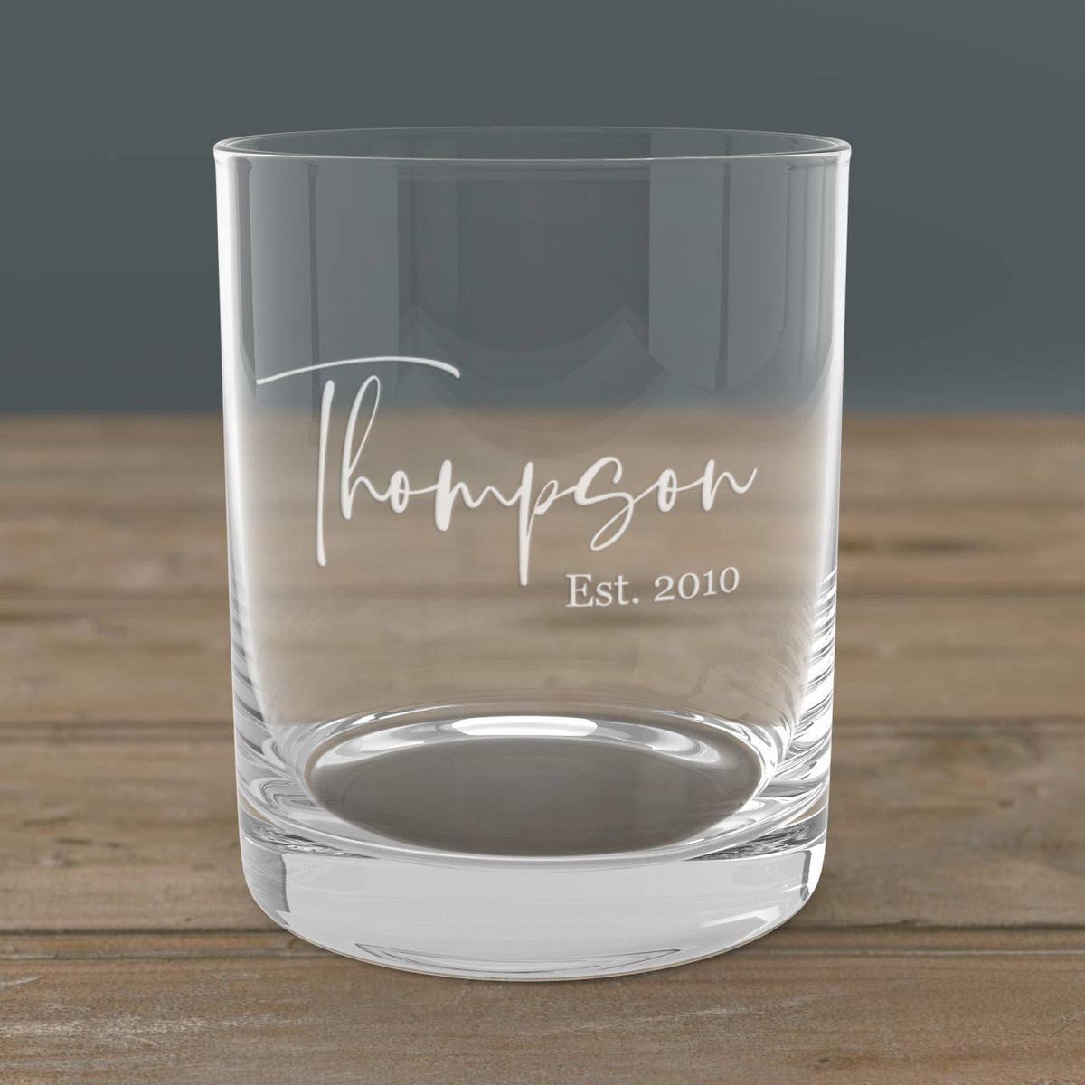 Monogrammed Whiskey Glass – laser engraved Rocks Glass with Pre-Set Designs | Gift for Whiskey & Bourbon Lovers